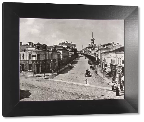 Novaya Basmannaya Street, Moscow, Russia, 1880s