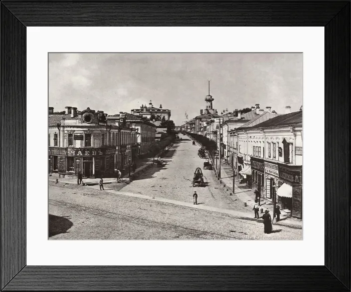 Framed Print : Novaya Basmannaya Street, Moscow, Russia, 1880s Framed Print : Novaya Basmannaya Street, Moscow, Russia, 1880s