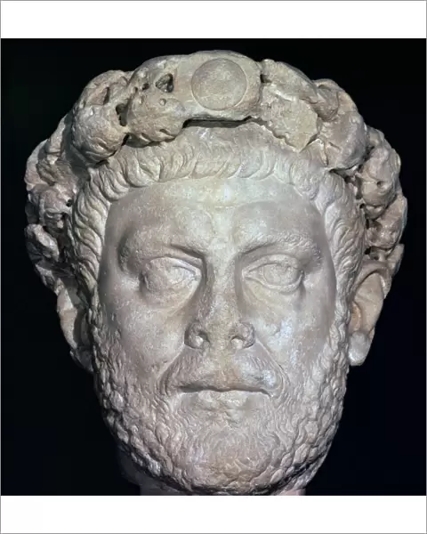 Stone head of Diocletian, 3rd century