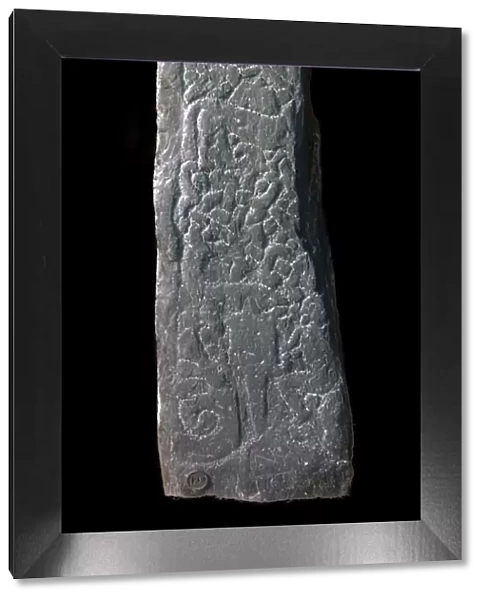 Viking cross-slab showing the story of Sigurd