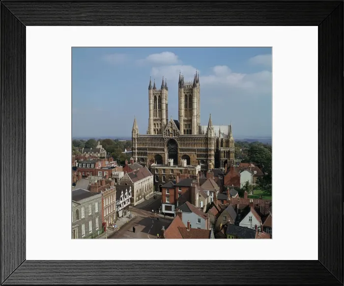 Framed Print : Lincoln Cathedral from the west Framed Print : Lincoln Cathedral from the west