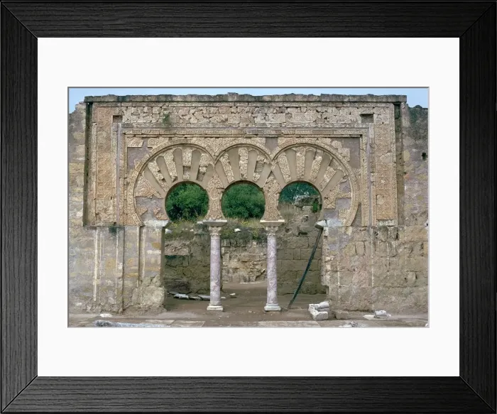 Framed Print : Moorish palace of Medina Az-Zahra. Artist: Aberahman III Framed Print : Moorish palace of Medina Az-Zahra. Artist: Aberahman III