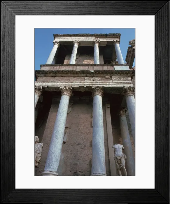 Framed Print : Roman theatre in Merida, Spain, 1st century BC Framed Print : Roman theatre in Merida, Spain, 1st century BC