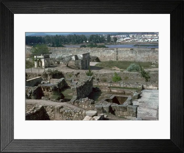 Framed Print : The Alcazaba and River Guardiana in Merida Framed Print : The Alcazaba and River Guardiana in Merida