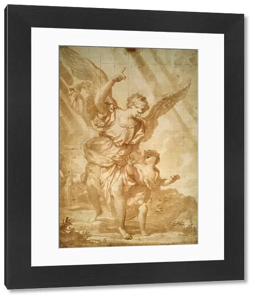 Guardian Angel, 17th century. Artist: Domenico Piola I