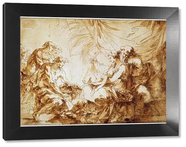The Adoration of the Christ Child, 18th or early 19th century. Artist: Andre-Jean Le Brun
