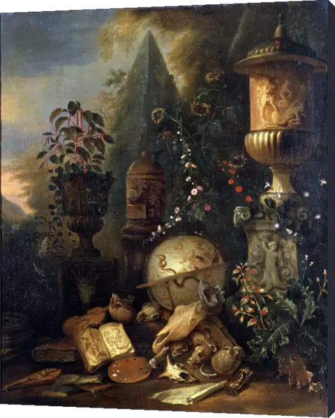Vanitas. Still Life with a Vase, 17th or early 18th century. Artist: Matthias Withoos