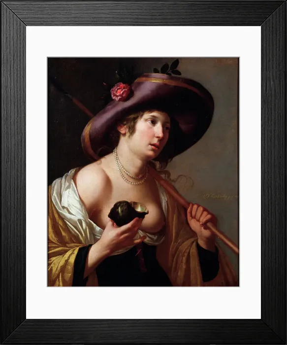 Framed Print : Princess Granida (after the play Granida by Pieter Corneliszoon Hooft), 1651. Artist: Jan van Bijlert Framed Print : Princess Granida (after the play Granida by Pieter Corneliszoon Hooft), 1651. Artist: Jan van Bijlert
