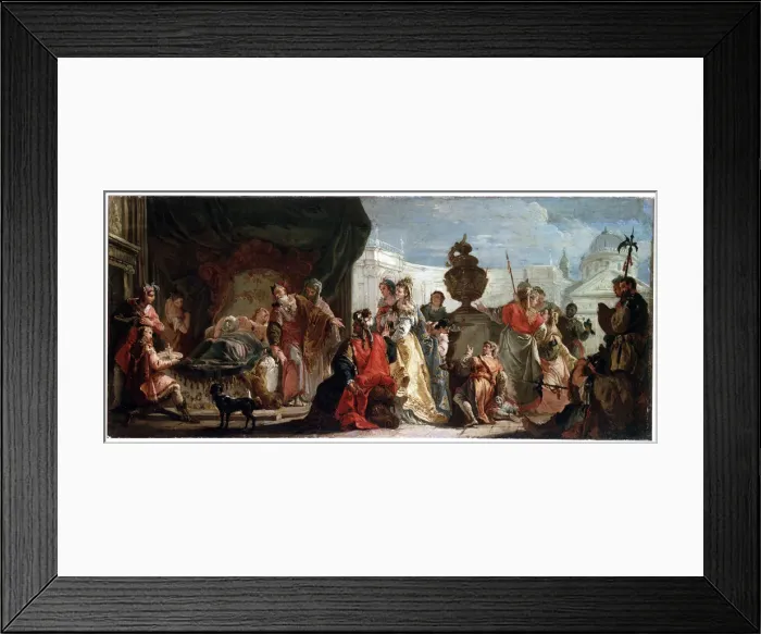 Framed Print : Antiochus and Stratonice, 18th century. Artist: Francesco Fontebasso Framed Print : Antiochus and Stratonice, 18th century. Artist: Francesco Fontebasso