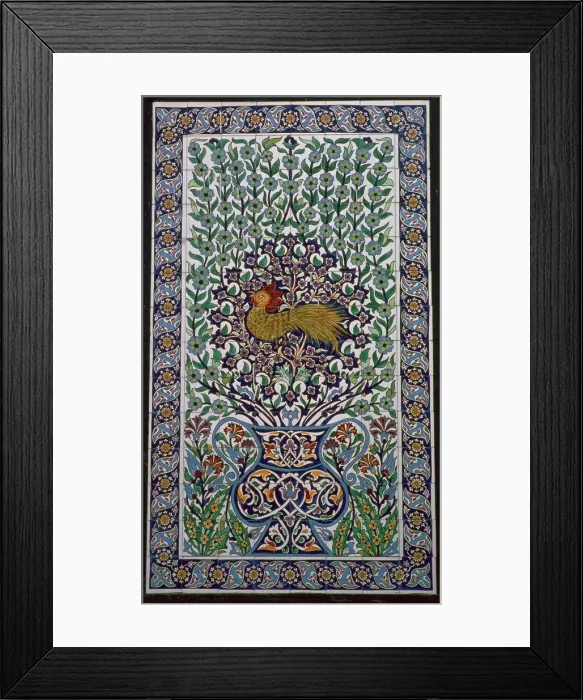 Framed Print : Detail of a tile design in Nabuel, Tunisia Framed Print : Detail of a tile design in Nabuel, Tunisia