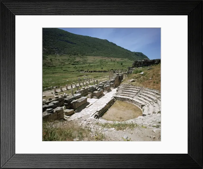 Framed Print : So-called Odeion at Ephesus, 2nd century Framed Print : So-called Odeion at Ephesus, 2nd century