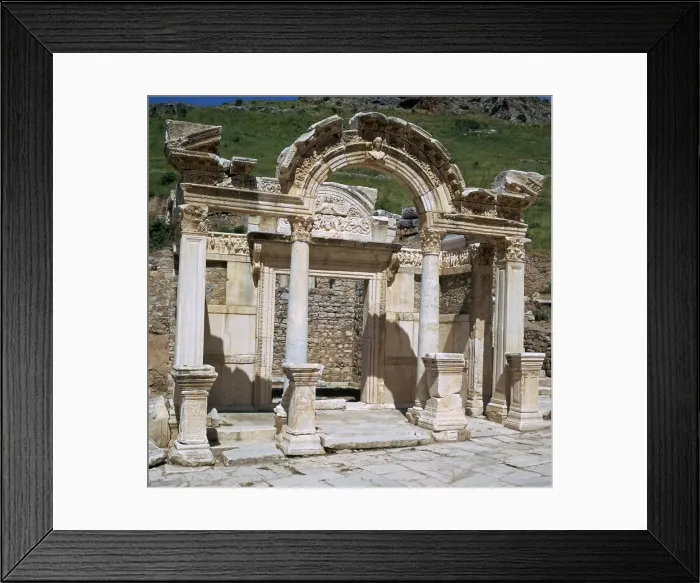 Framed Print : Temple of Hadrian in Ephesus, 2nd century Framed Print : Temple of Hadrian in Ephesus, 2nd century