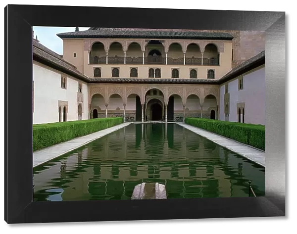 Court of the Myrtles in Alhambra, 14th century