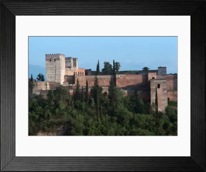 Framed Print : Alcazabar from the west, 14th century Framed Print : Alcazabar from the west, 14th century
