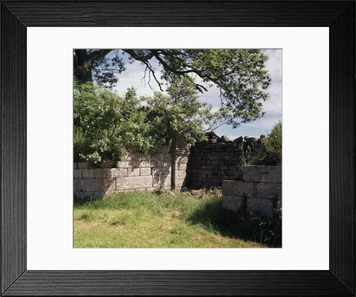 Framed Print : Gateway of the Roman fort in High Rochester, Northumberland, 1st century Framed Print : Gateway of the Roman fort in High Rochester, Northumberland, 1st century