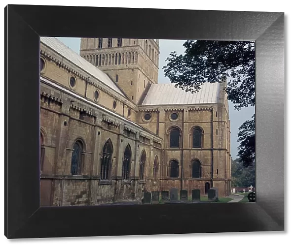 Southwell Minster in Nottinghamshire, 12th century