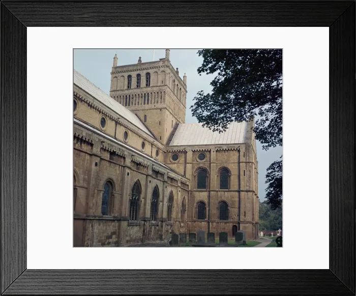 Framed Print : Southwell Minster in Nottinghamshire, 12th century Framed Print : Southwell Minster in Nottinghamshire, 12th century
