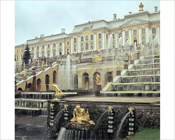 Petrodovorets Palace near St Petersburg, 19th century