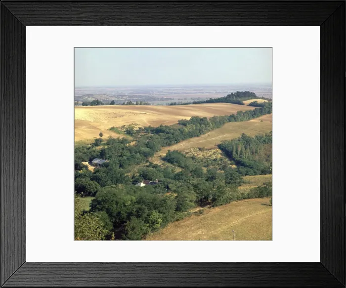 Framed Print : Landscape in Hungary near Pannonhalma monastery. Artist: CM Dixon Framed Print : Landscape in Hungary near Pannonhalma monastery. Artist: CM Dixon