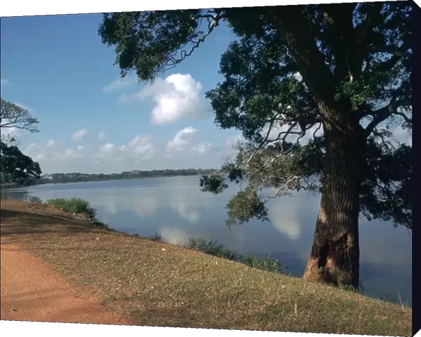 Nuwara Wewa, an artificial lake, in Anuradhapura, 2nd century
