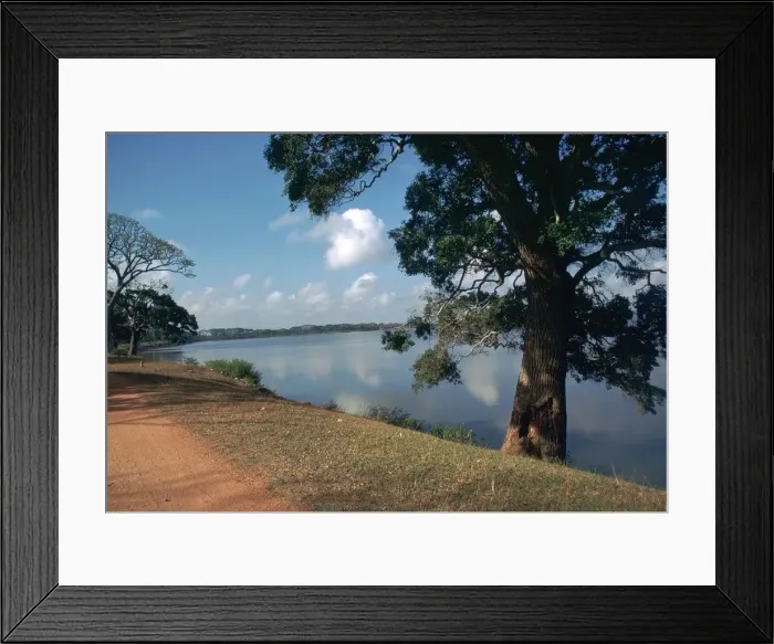 Framed Print : Nuwara Wewa, an artificial lake, in Anuradhapura, 2nd century Framed Print : Nuwara Wewa, an artificial lake, in Anuradhapura, 2nd century