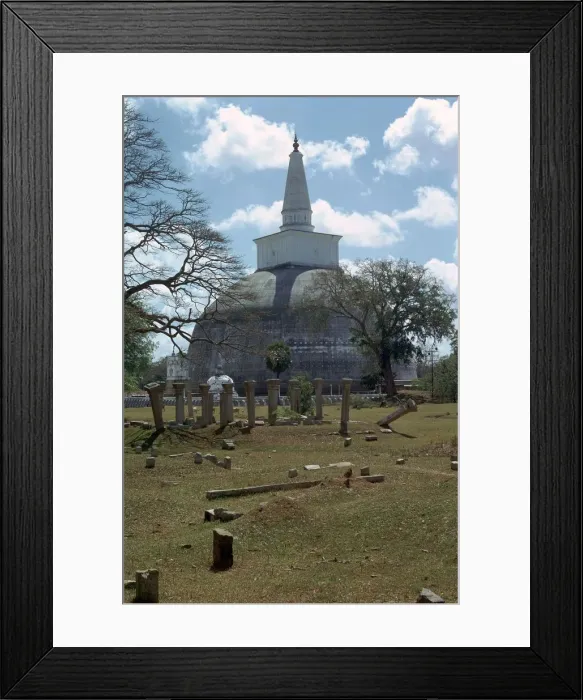 Framed Print : Ruvanvaliseya at Anuradhapura, 2nd century Framed Print : Ruvanvaliseya at Anuradhapura, 2nd century
