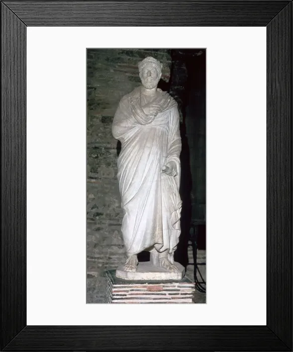 Framed Print : Statue of the Roman emperor Jullan the Apostate, 4th century Framed Print : Statue of the Roman emperor Jullan the Apostate, 4th century