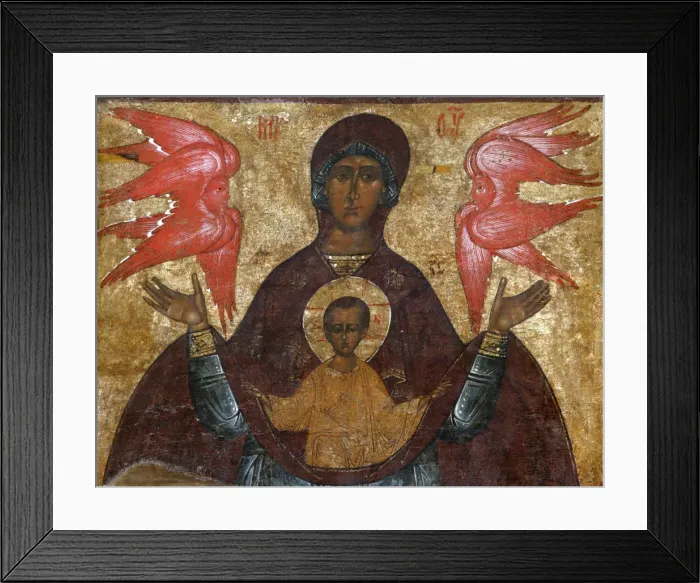 Framed Print : Our Lady of the Sign, 16th century Framed Print : Our Lady of the Sign, 16th century