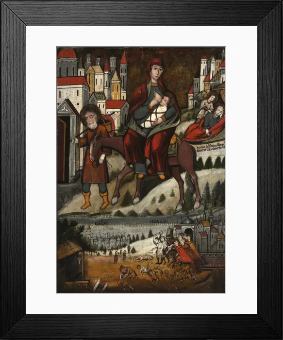 Framed Print : The Flight into Egypt, early 17th century Framed Print : The Flight into Egypt, early 17th century