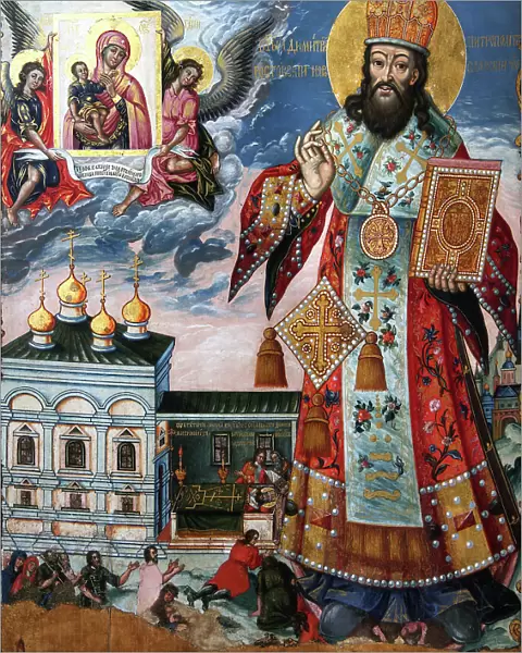 Saint Dimitry of Rostov, second half of the 18th century