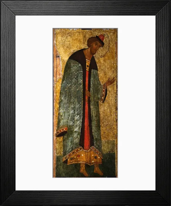 Framed Print : Saint Prince Boris, 15th century Framed Print : Saint Prince Boris, 15th century