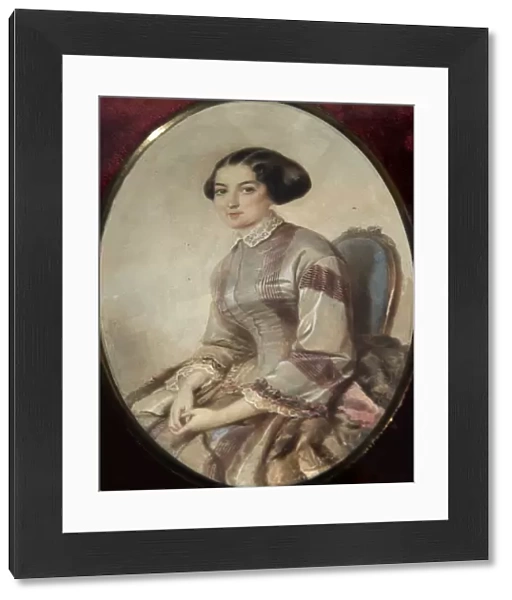 Portrait of the writer Avdotya Panayeva, (1819-1893)
