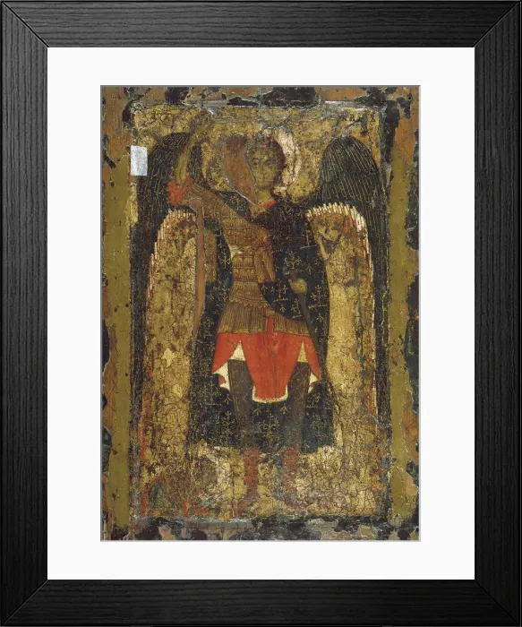 Framed Print : The Appearance of the Archangel Michael to Joshua, the son of Nun, early 13th century Framed Print : The Appearance of the Archangel Michael to Joshua, the son of Nun, early 13th century