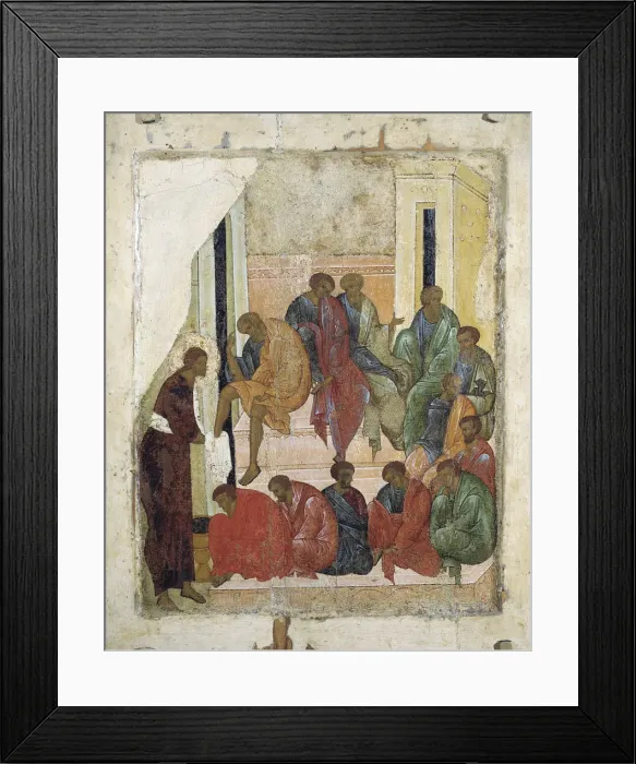 Framed Print : Christ Washing the Feet of the Apostles, 1497 Framed Print : Christ Washing the Feet of the Apostles, 1497