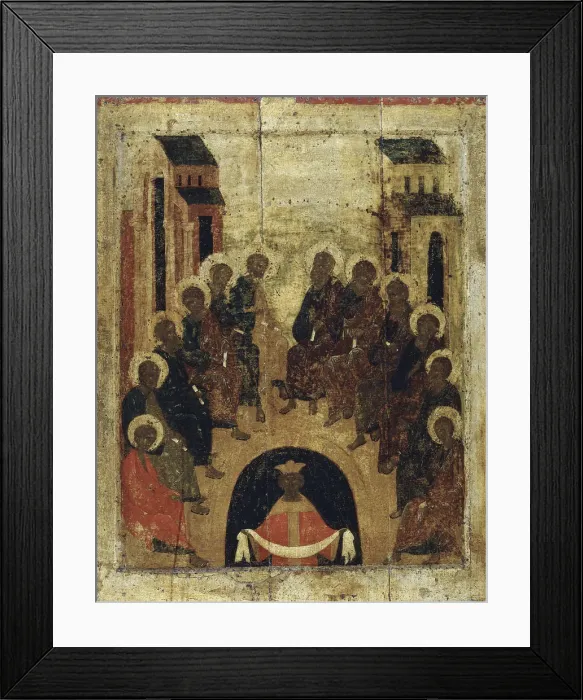 Framed Print : The Descent of the Holy Spirit on the Apostles, c1410 Framed Print : The Descent of the Holy Spirit on the Apostles, c1410