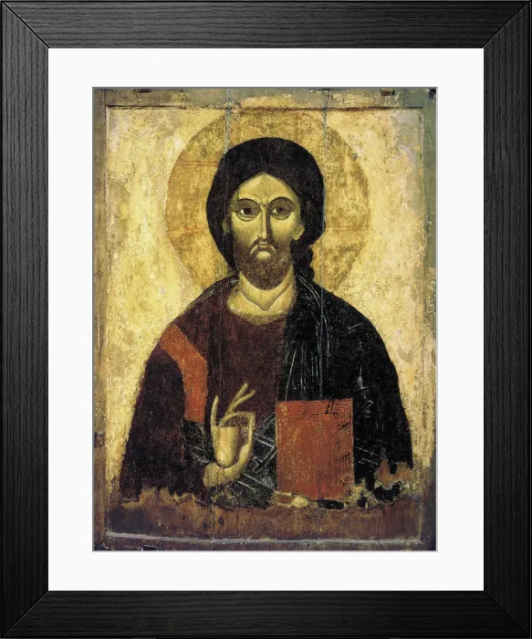 Framed Print : Christ Pantocrator, 13th century