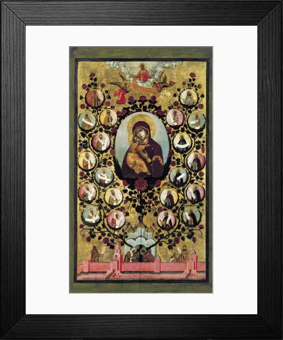 Framed Print : Apotheosis of the Virgin of Vladimir, 1668 Framed Print : Apotheosis of the Virgin of Vladimir, 1668