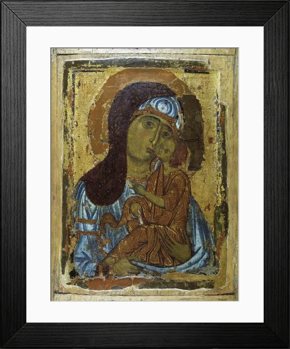 Framed Print : The Virgin Eleusa, early 13th century Framed Print : The Virgin Eleusa, early 13th century