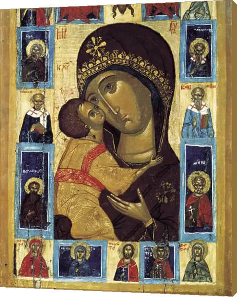 The Virgin Eleusa with Selected Saints, early16th century