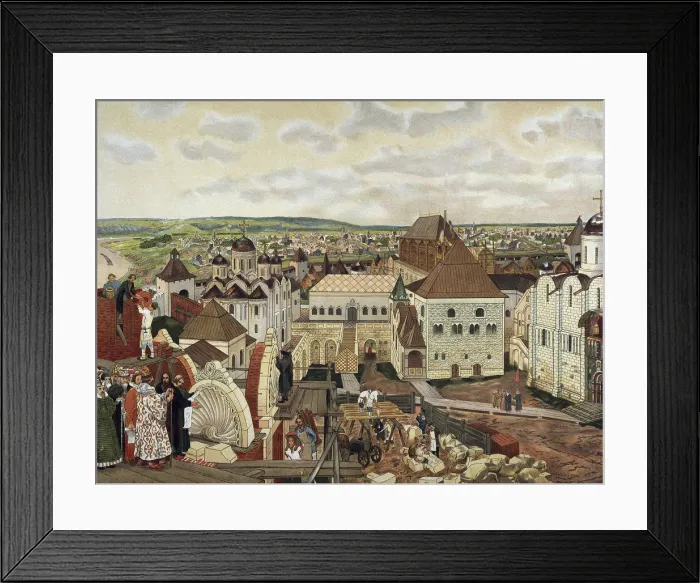 Framed Print : In the Moscow Kremlin, end of 19th - early 20th century Framed Print : In the Moscow Kremlin, end of 19th - early 20th century