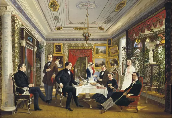 At the Tea Table, 1851