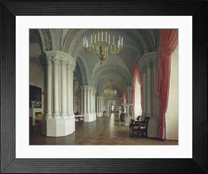 Framed Print : The Gothic Hall in the Winter Palace in Saint Petersburg, 1840s Framed Print : The Gothic Hall in the Winter Palace in Saint Petersburg, 1840s