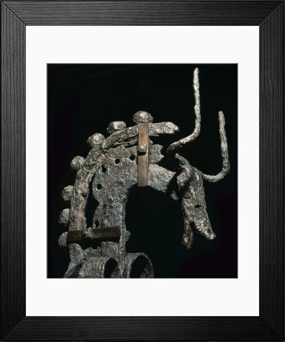 Framed Print : Celtic fire-dog used for cooking meat, 2nd century Framed Print : Celtic fire-dog used for cooking meat, 2nd century