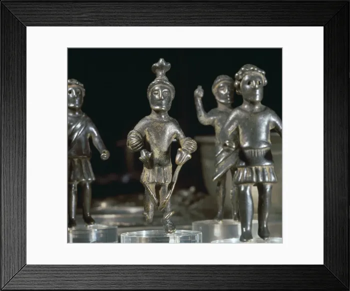 Framed Print : Romano-British bronze statuette of Mars, 3rd century Framed Print : Romano-British bronze statuette of Mars, 3rd century