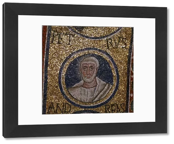 Mosaic detail showing St Peter, 5th century