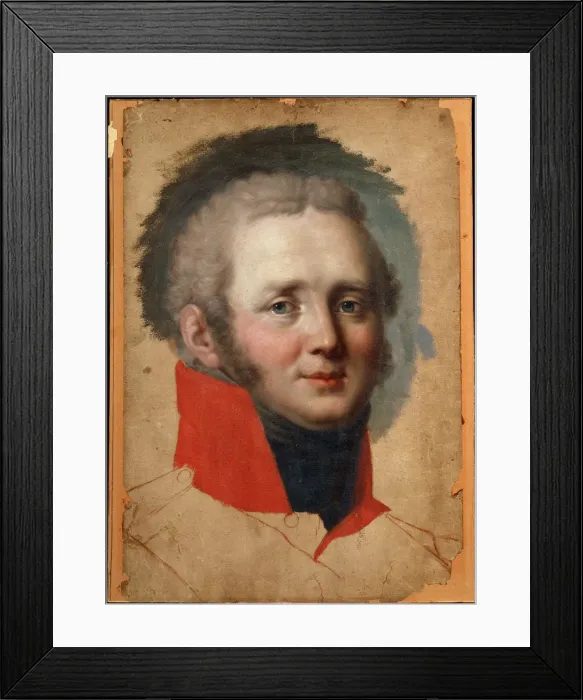 Framed Print : Portrait of Emperor Alexander I, 1800s. Artist: Jean Laurent Monnier Framed Print : Portrait of Emperor Alexander I, 1800s. Artist: Jean Laurent Monnier
