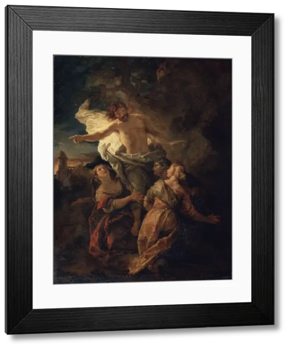 Framed Print : Christ and the Holy Women, early 1680s. Artist: Charles de la Fosse Framed Print : Christ and the Holy Women, early 1680s. Artist: Charles de la Fosse