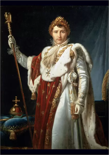 Portrait of Emperor Napoleon I Bonaparte, c1804. Artist: Francois Pascal Simon Gerard