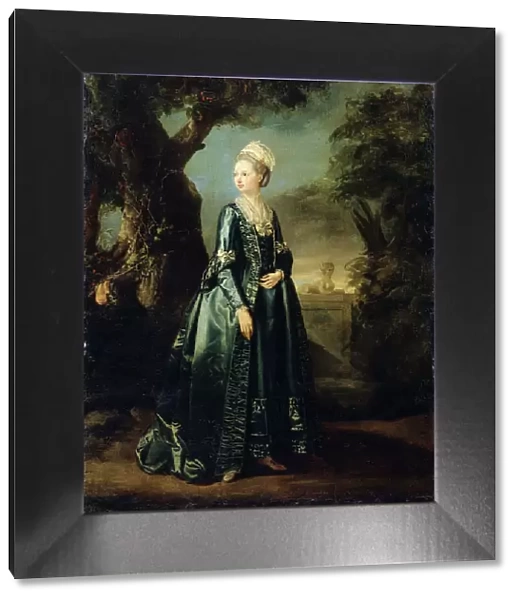 Lady in a Garden (Portrait of Grand Duchess Natalia), c1773-c1776. Artist: Pierre Etienne Falconet