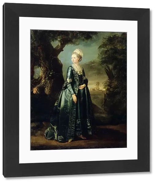 Lady in a Garden (Portrait of Grand Duchess Natalia), c1773-c1776. Artist: Pierre Etienne Falconet